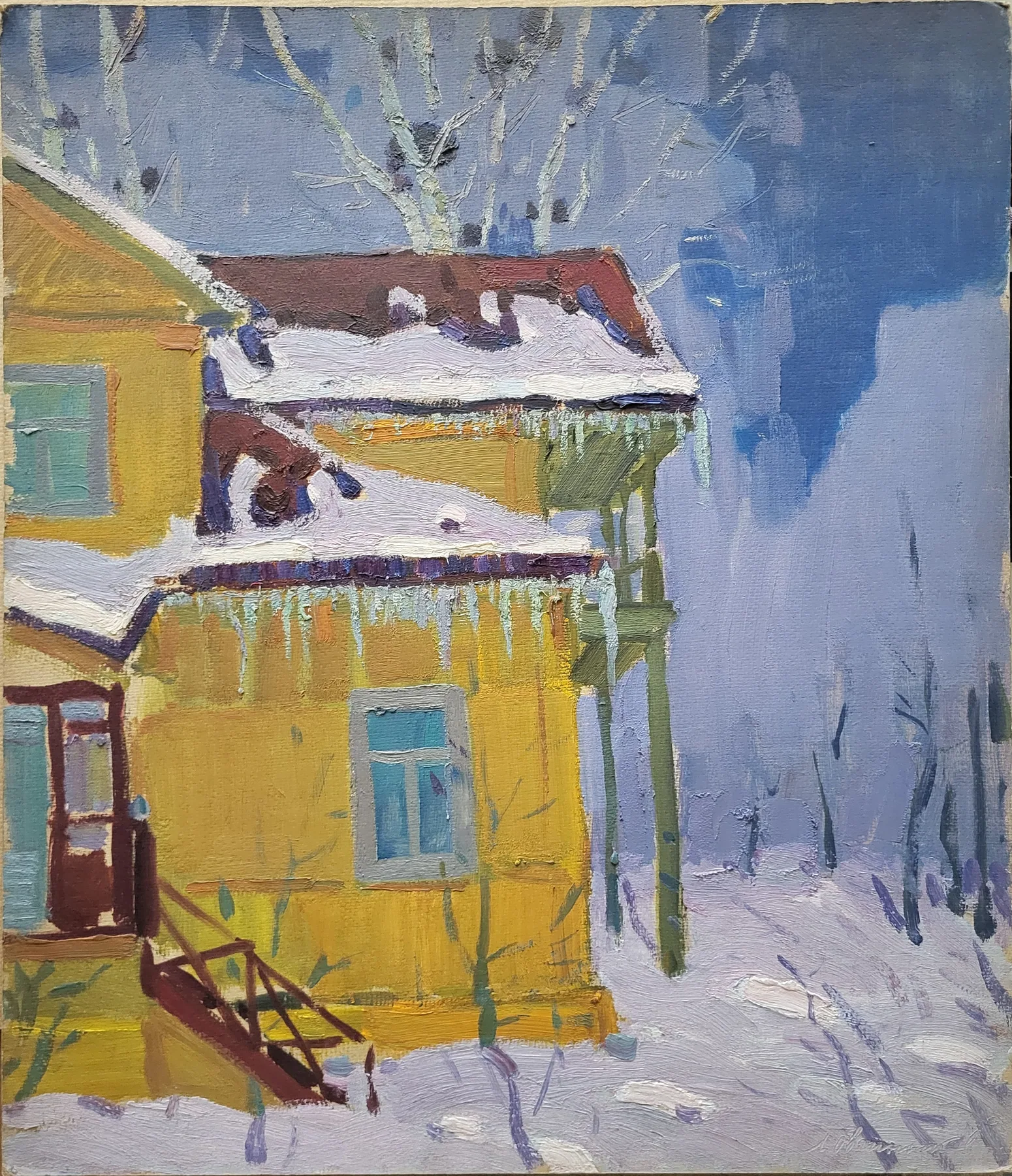 Дача №2 Шаховского. Иней