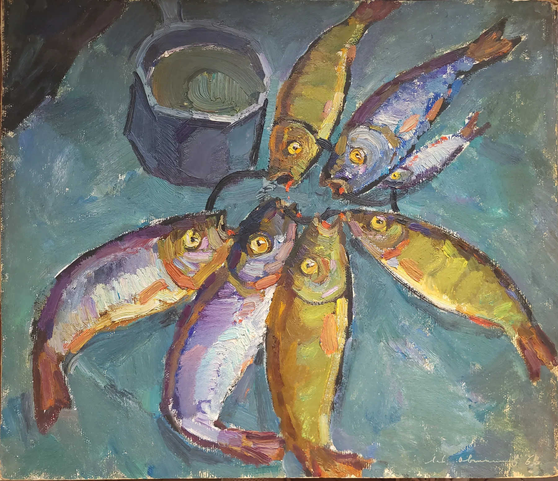Рыбы (в кругу)