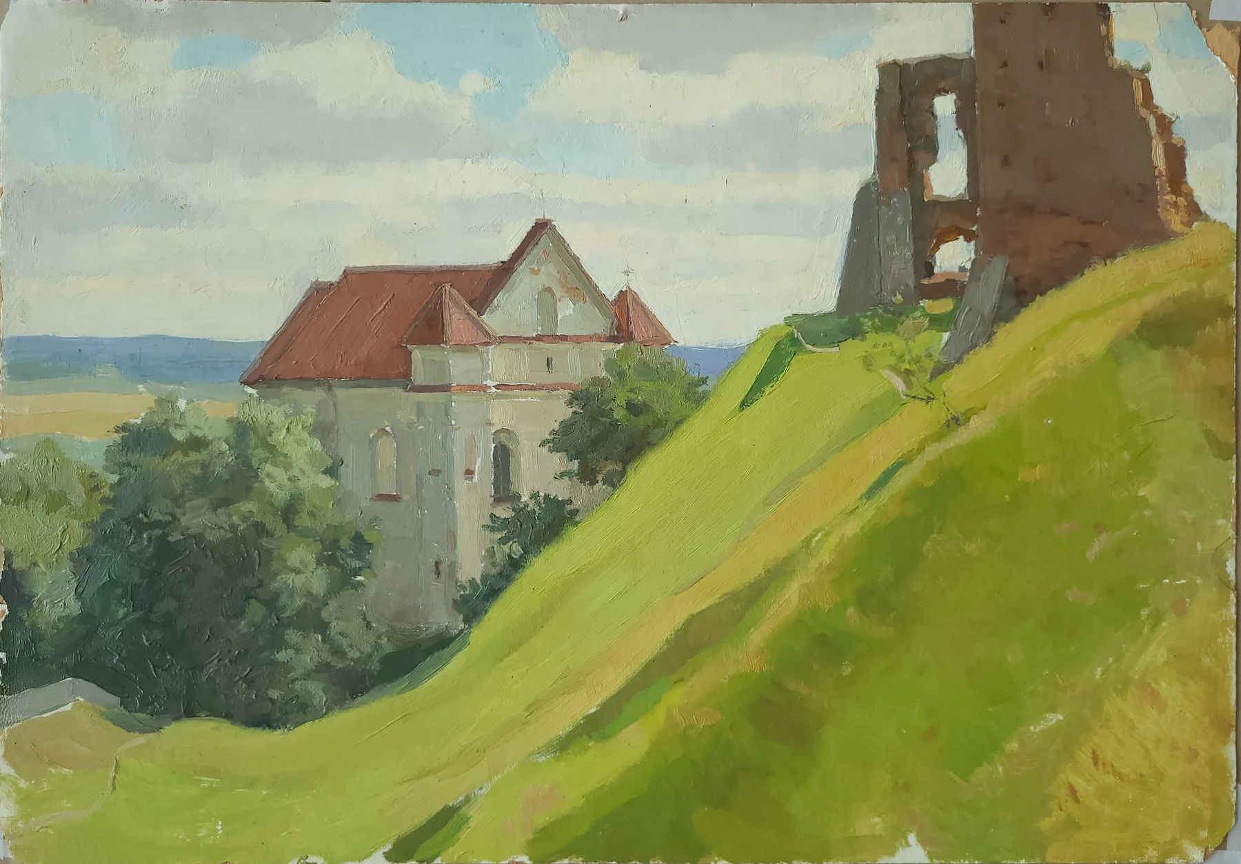 Костёл, где крестили А. Мицкевича