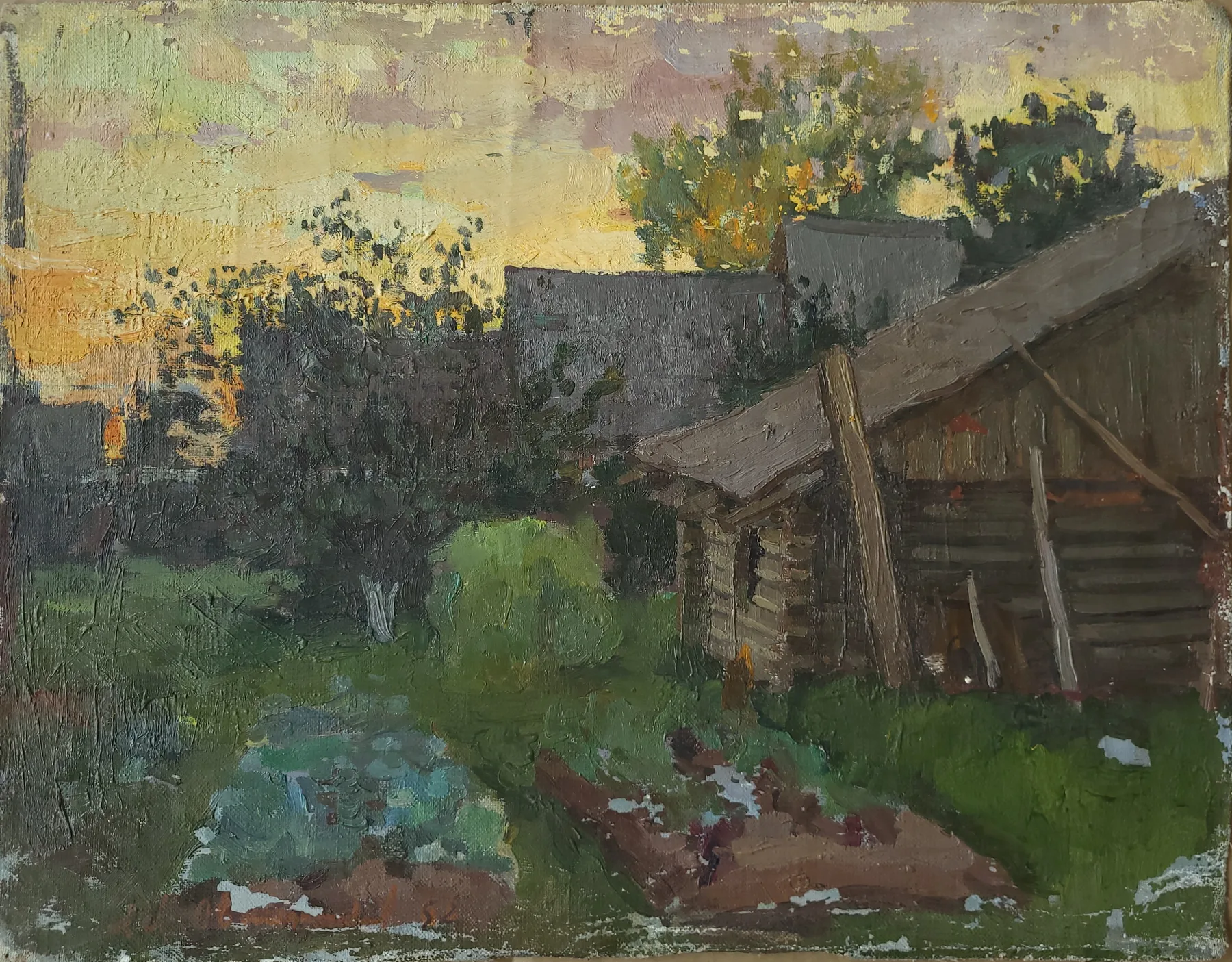 Деревенский дворик