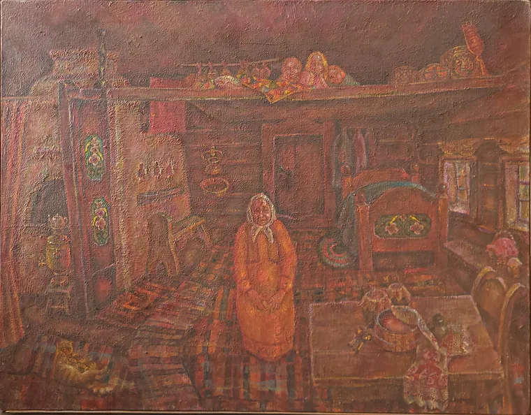 В избе на р. Пинеге